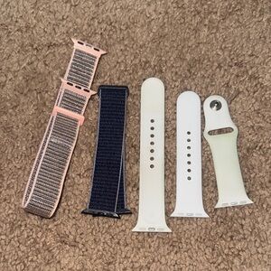Apple Watch Band Collection in Pink, dark blue, White